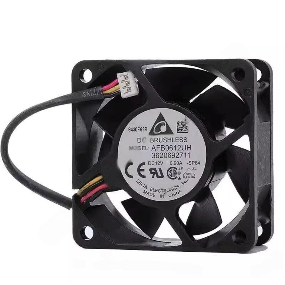 DELTA AFB0612UH 12V DC 0.90A 6025mm Ball Bearing Industrial Axial Cooling Fan