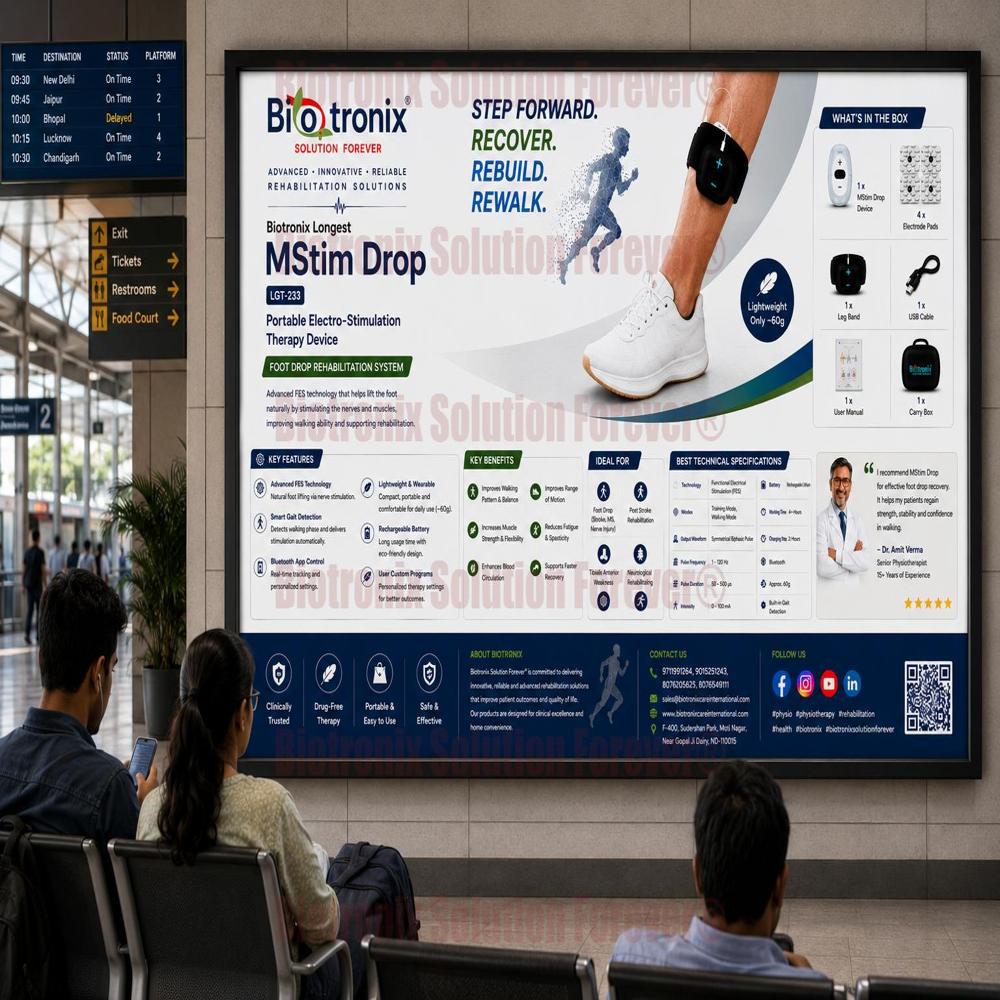 Advanced Foot Drop Stimulator for Walking Assistance