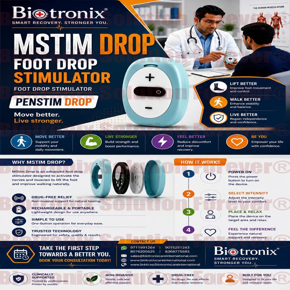 Advanced Foot Drop Stimulator for Walking Assistance