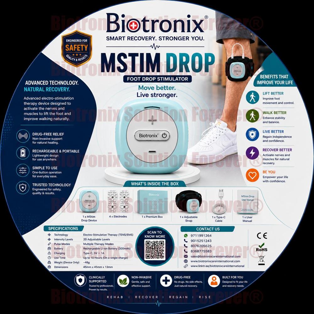 Advanced Foot Drop Stimulator for Walking Assistance