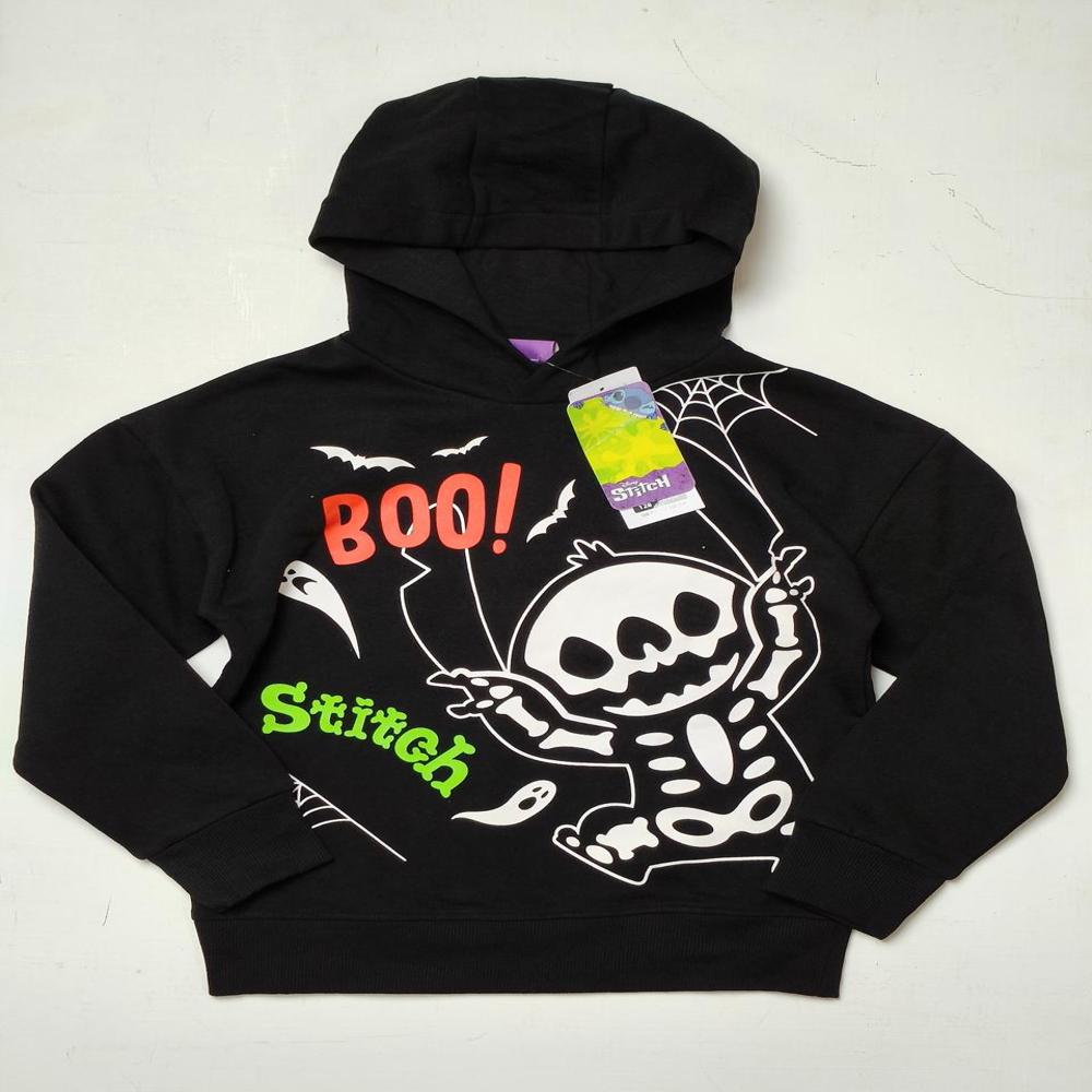 B16705 | DiSNEY | StitCH Boys Halloween Hooded Fleece Sweatshirt