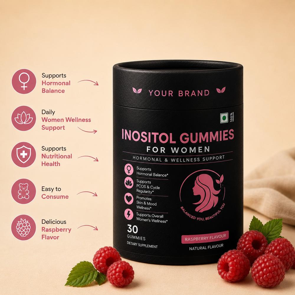 Inositol Gummies for Women Hormonal & Wellness Support