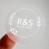 transparent sticker print