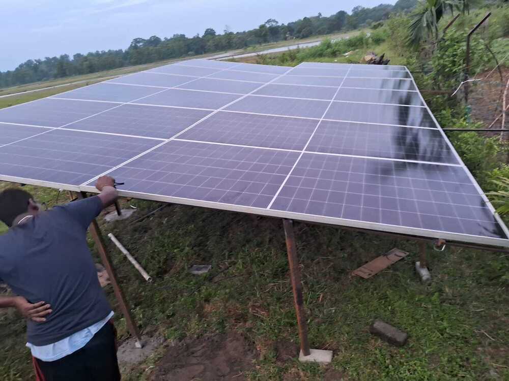 Solar Structure Installing