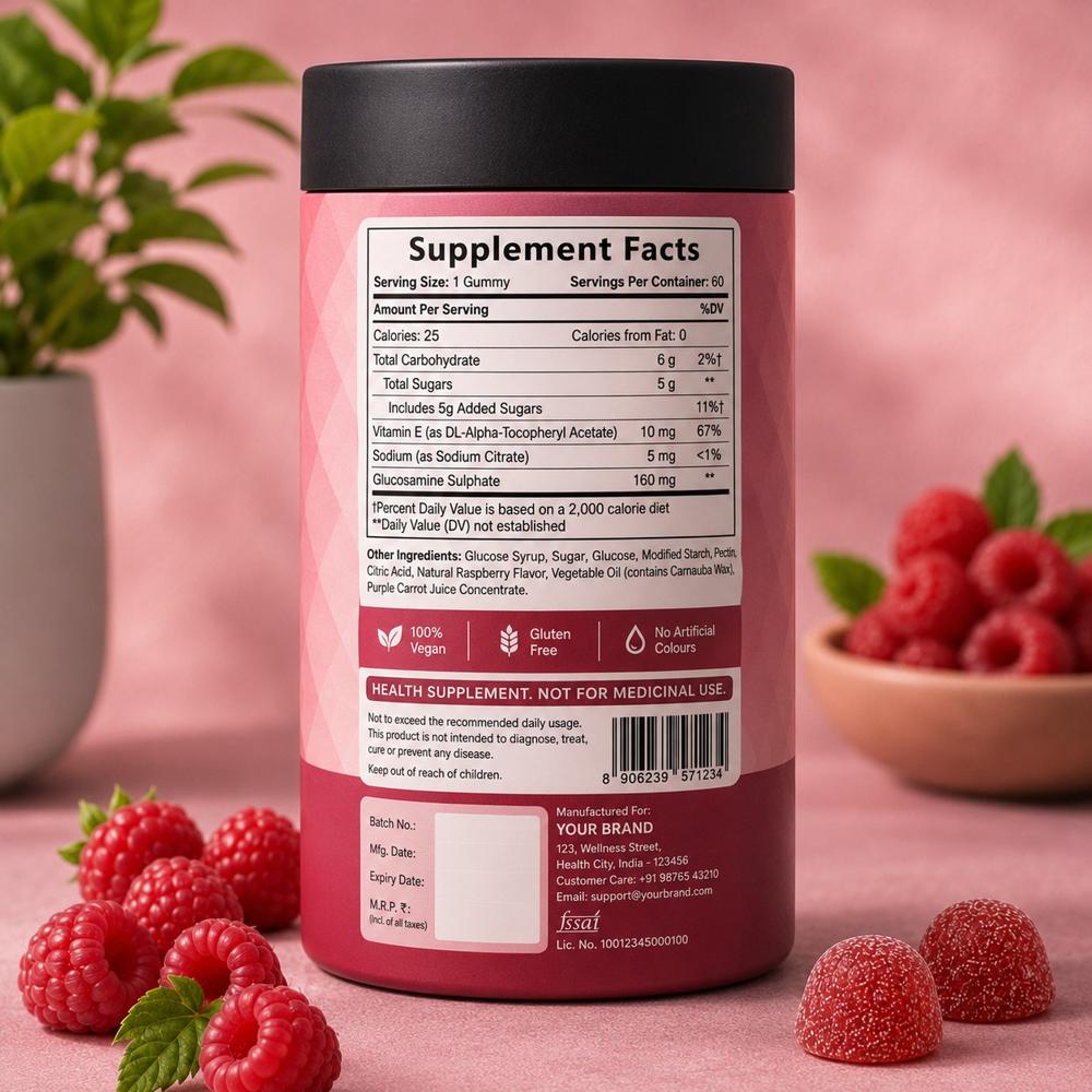 Joint & Skin Support Gummies for Daily Wellness Care