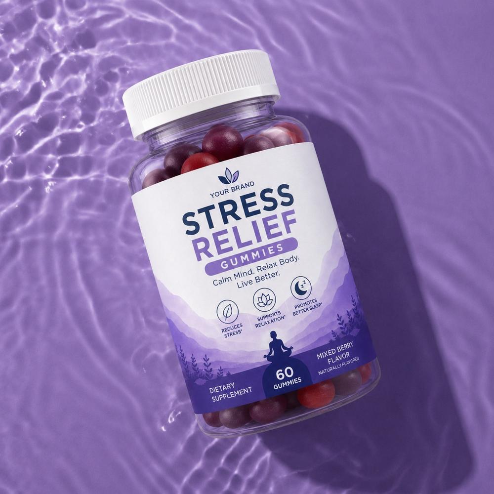 Stress Balance Gummies for Relaxation & Mood Support