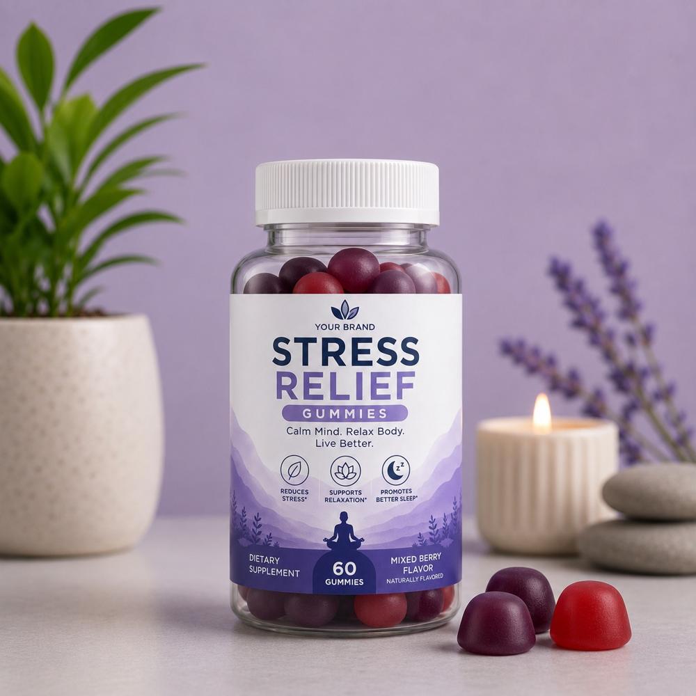 Stress Balance Gummies for Relaxation & Mood Support
