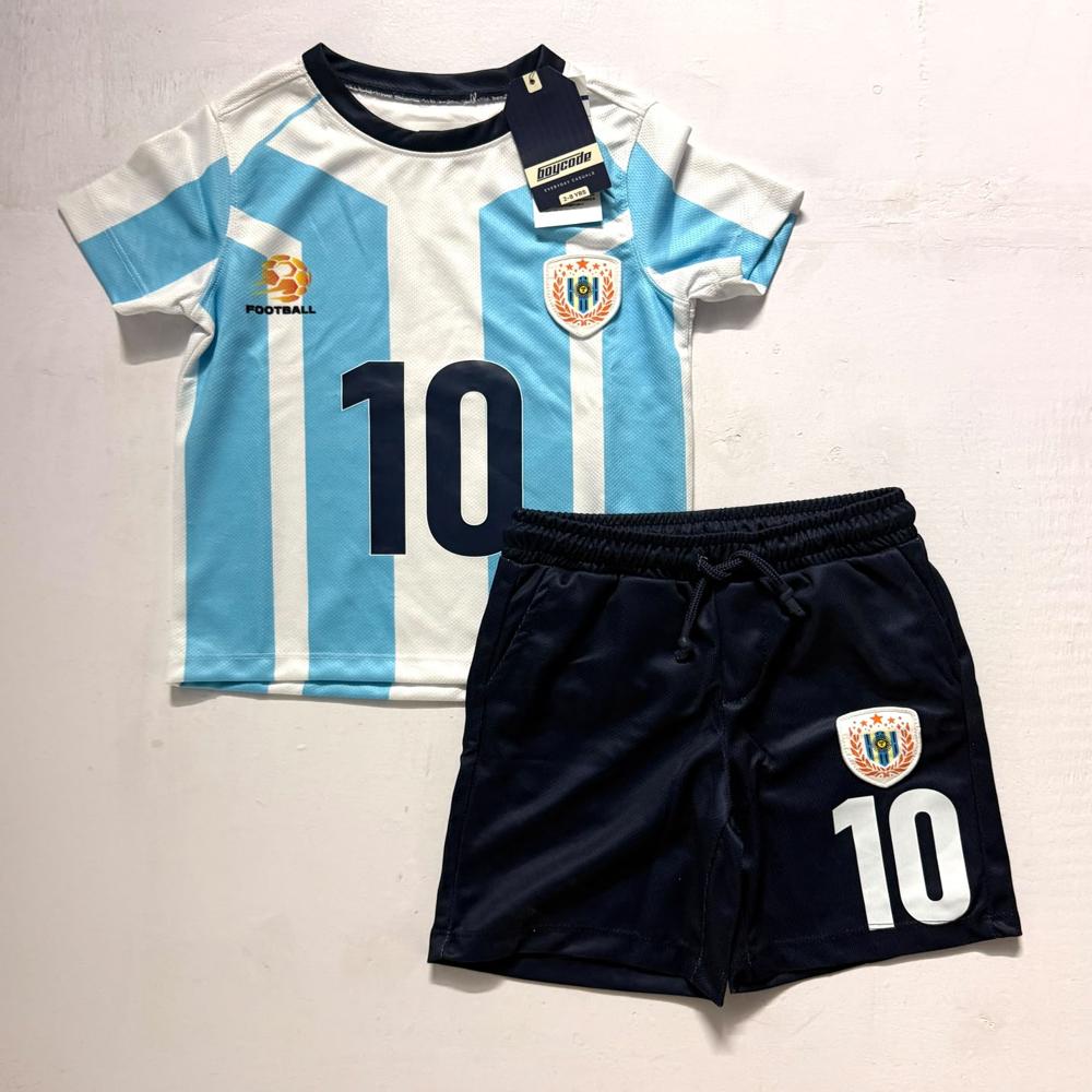 B16709 | boy code Boys Football Jersey Shorts Set
