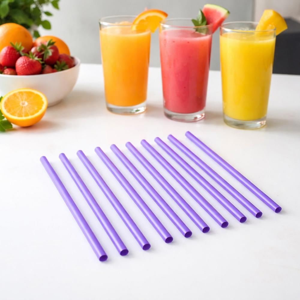 Reusable Plastic Drinking Straws Pack Of 10 - Application: As Per Product Requirement