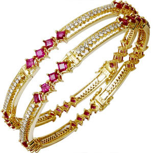 Bracelets Solid Gold Bangle Design For Women