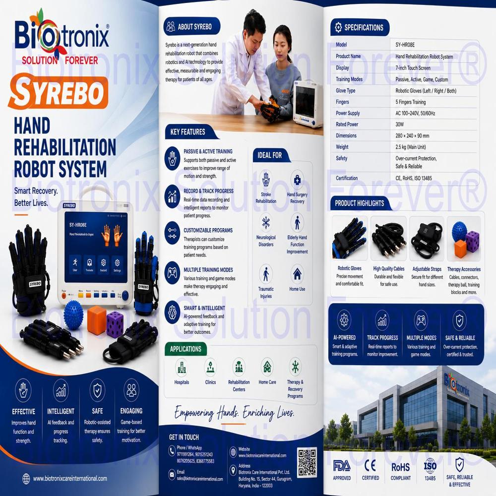 Syrebo C12 Hand Rehabilitation System for Physiotherapy