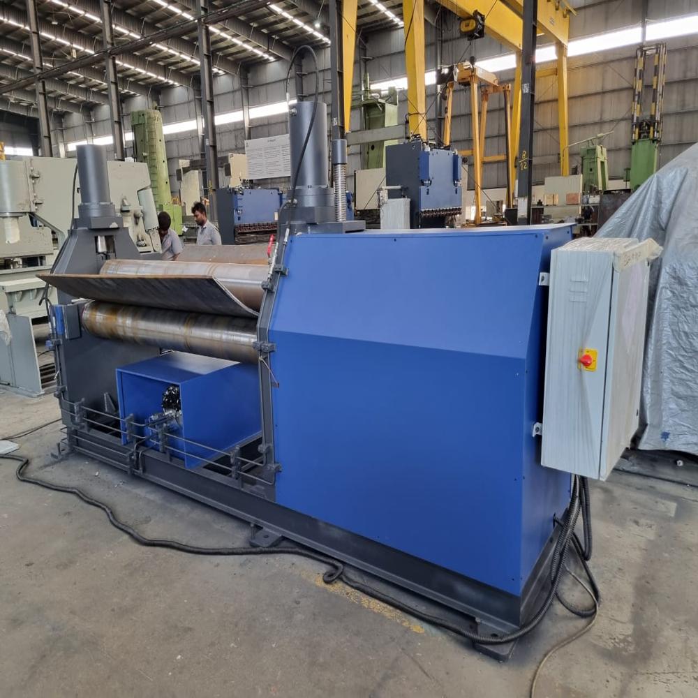3 Hydro Mechanical Plate Bending Machine - Mild Steel, 1500-4000 Mm Length, Blue Color | Automatic Operation, 10-15 Ton Capacity, Industrial Use