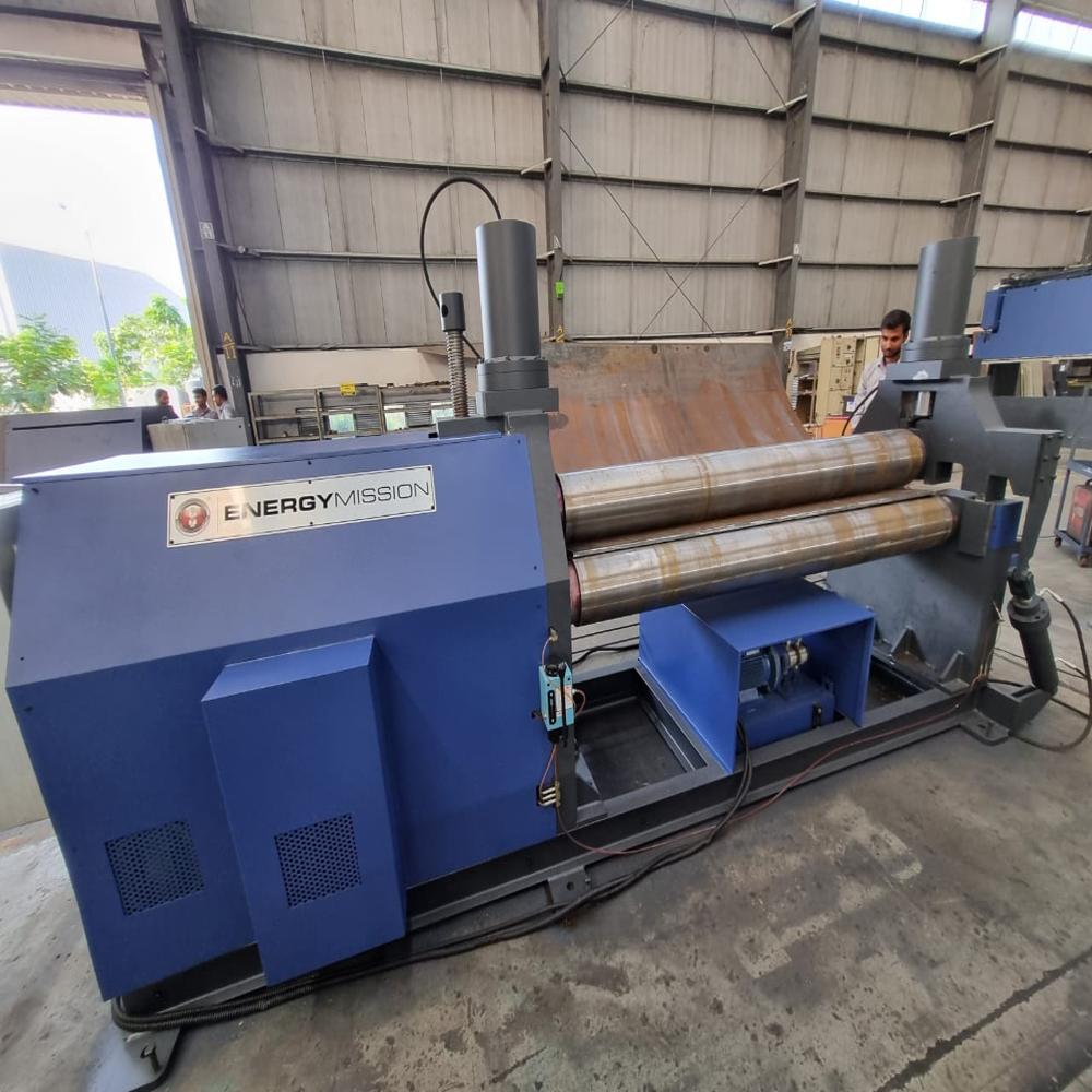 3 Hydro Mechanical Plate Bending Machine - Mild Steel, 1500-4000 Mm Length, Blue Color | Automatic Operation, 10-15 Ton Capacity, Industrial Use