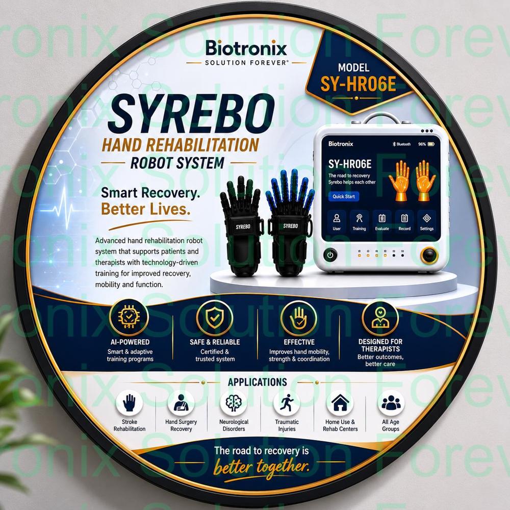Syrebo C12 Robotic Hand Gloves for Neuro Rehabilitation