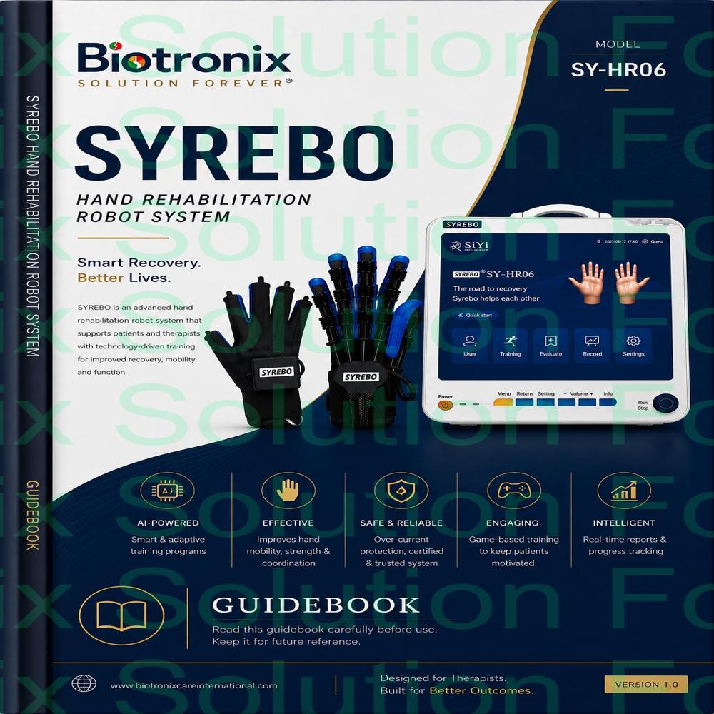 Syrebo C12 Robotic Hand Gloves for Neuro Rehabilitation