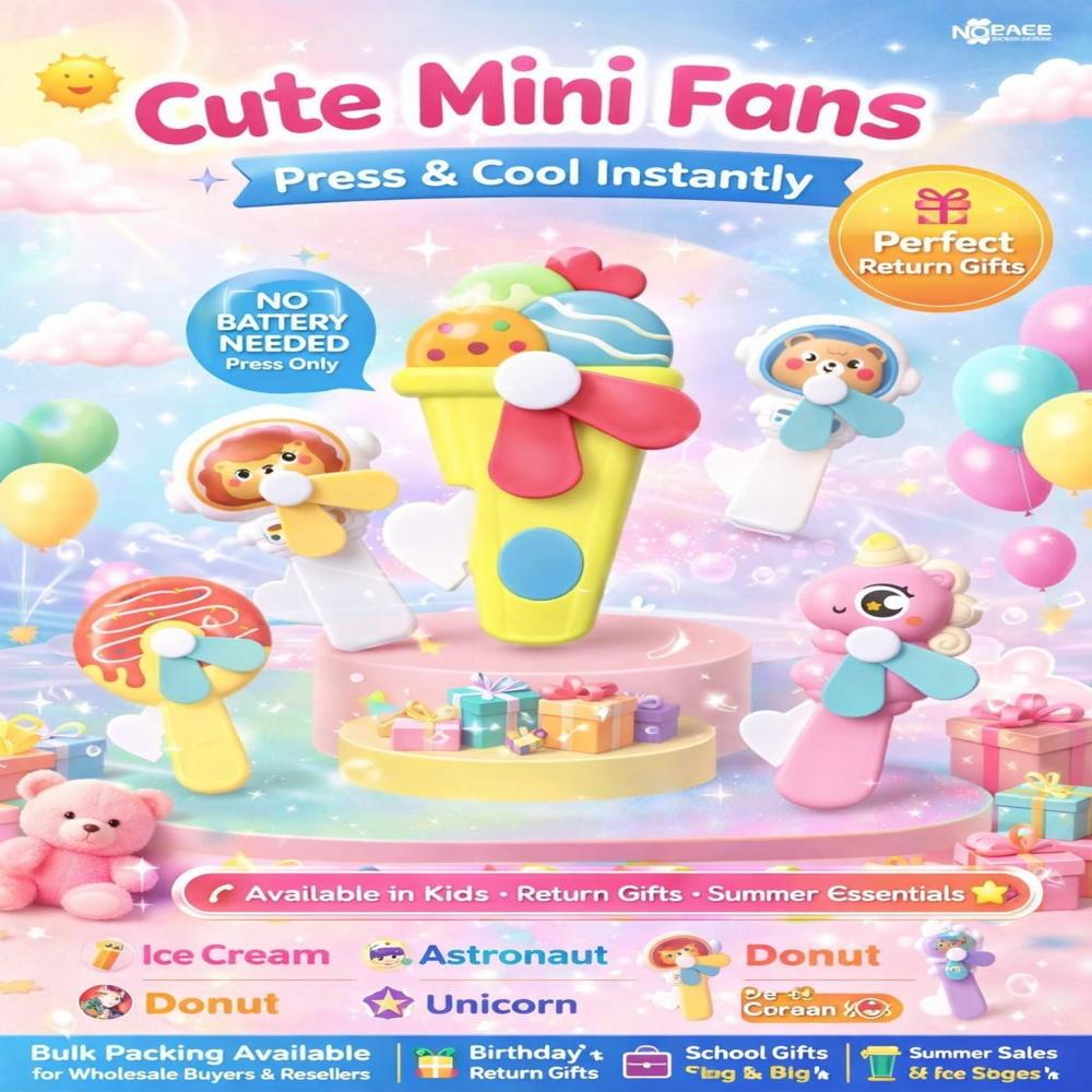 Carton Hand Pressure TOY Fan