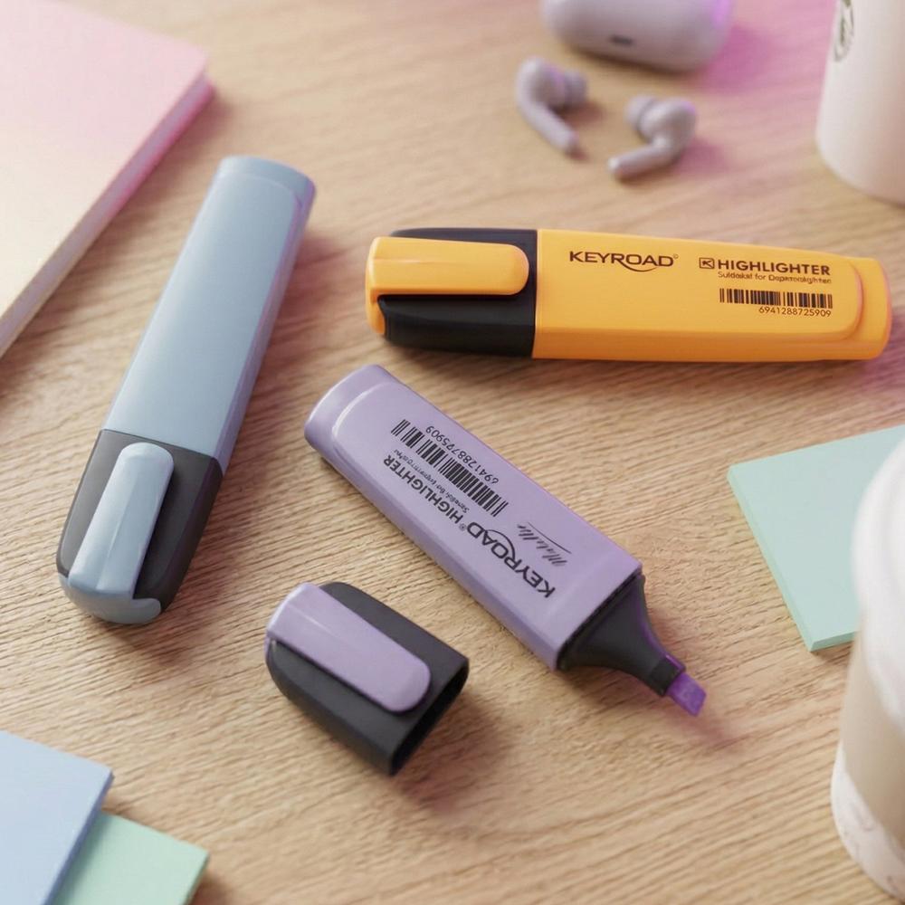 Premium Highlighter Marker Pen Set (3 Pc)