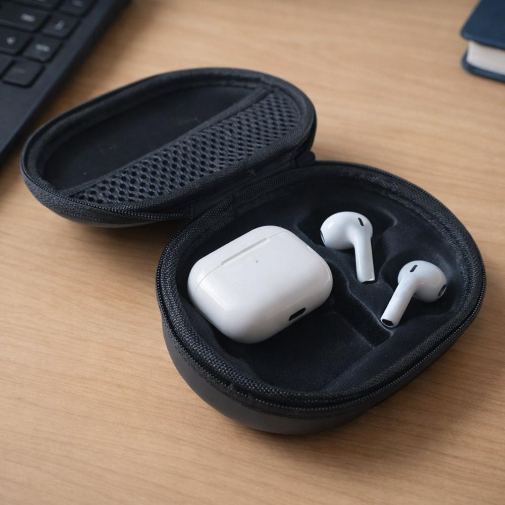 Portable Earphone Carrying Case (1 Pc, Mix Design)