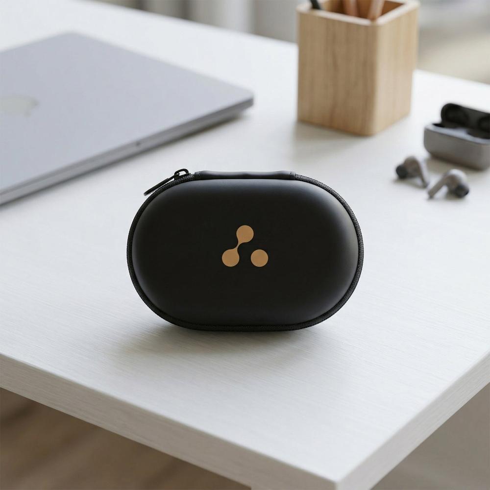 Portable Earphone Carrying Case (1 Pc, Mix Design)
