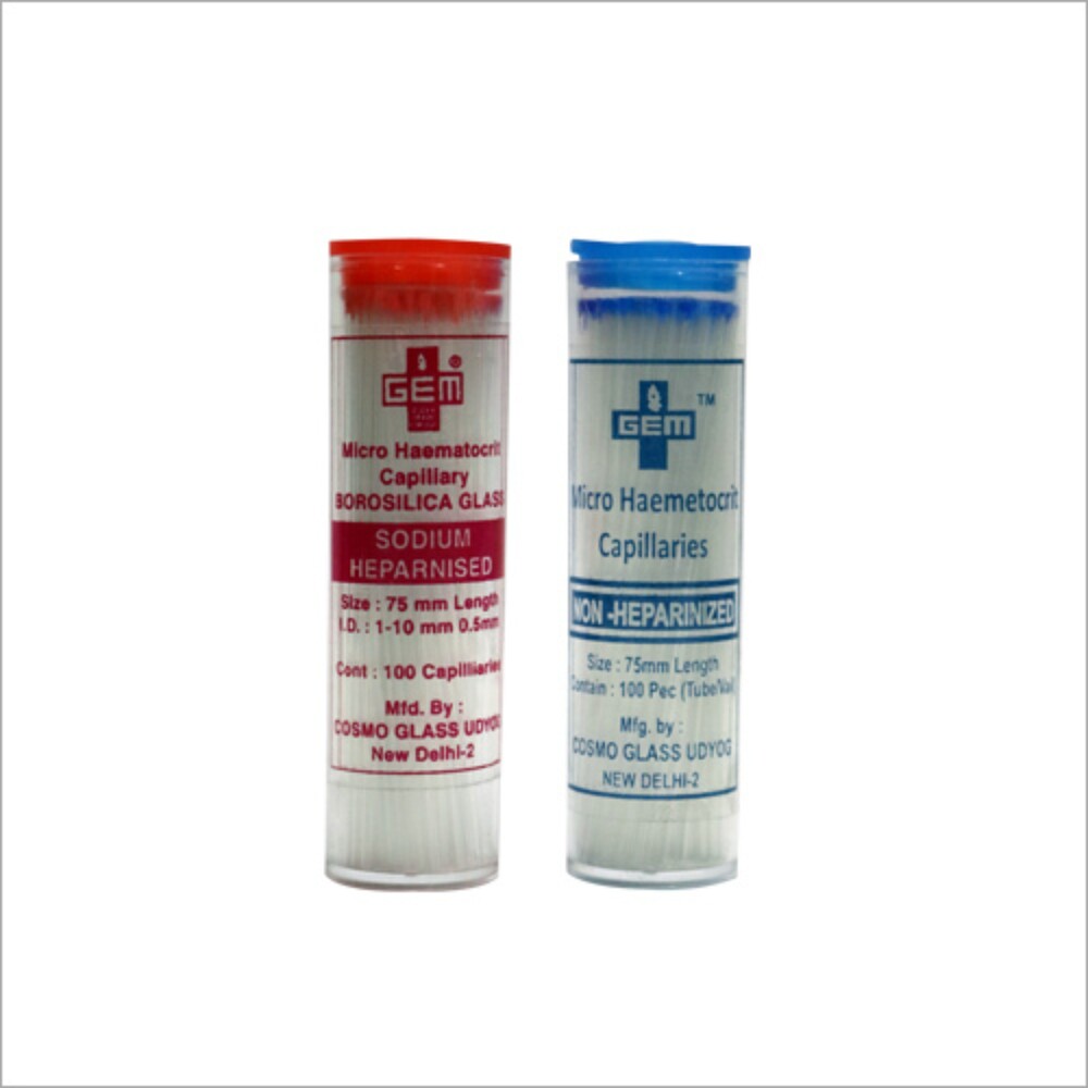 Micro Haematocrit Capillaries - Application: Laboratory