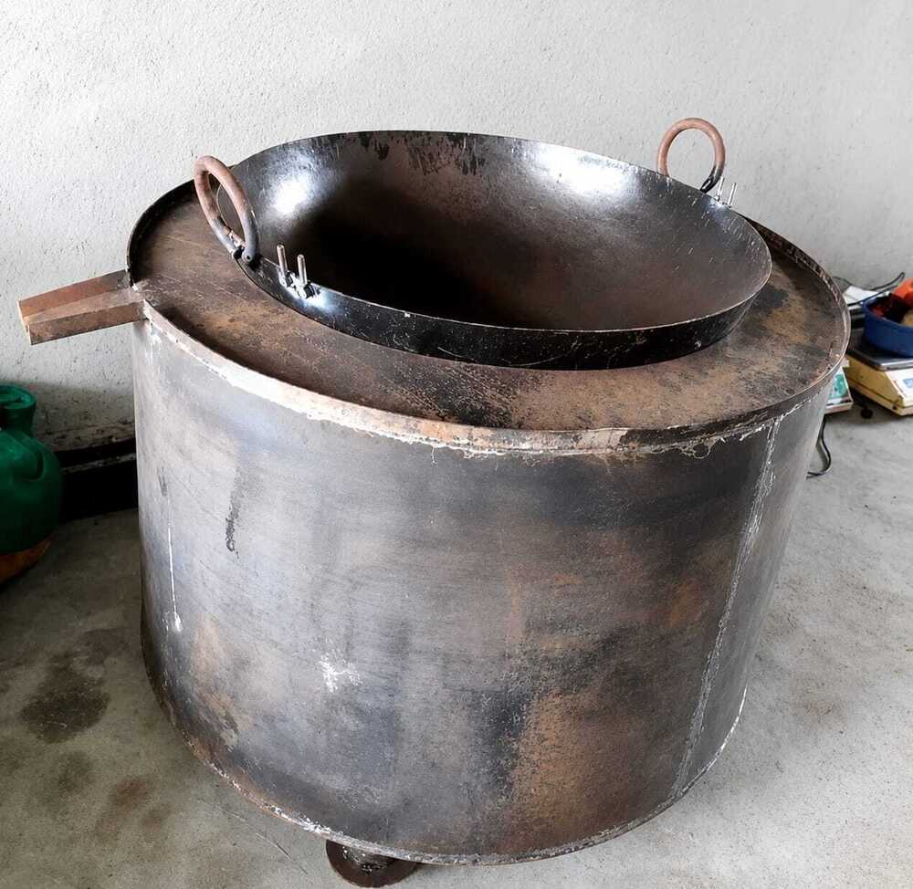 Wood Pellets Bhatti with Burner