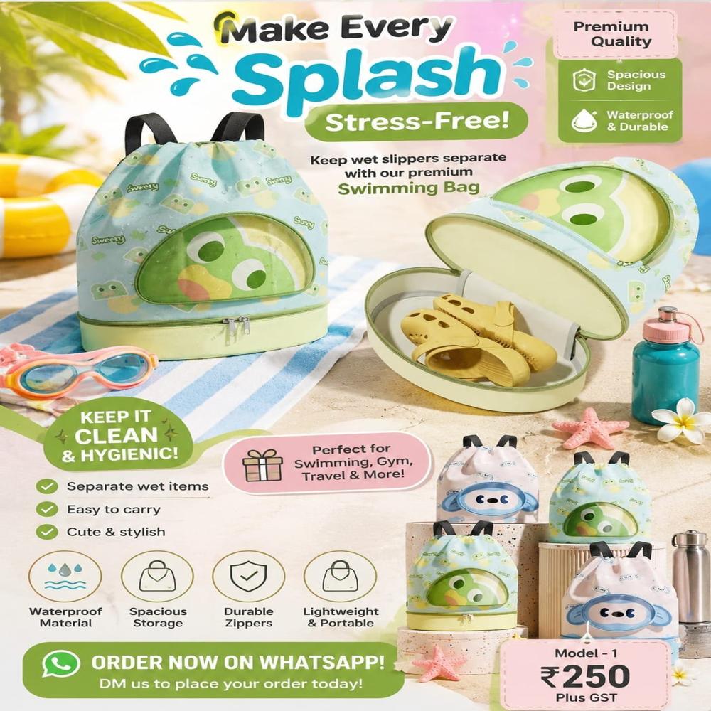 Swimming Bag With Slipper Space Model - 1