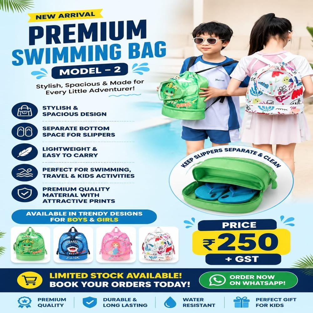 Swimming Bag with Slipper Space Model - 2