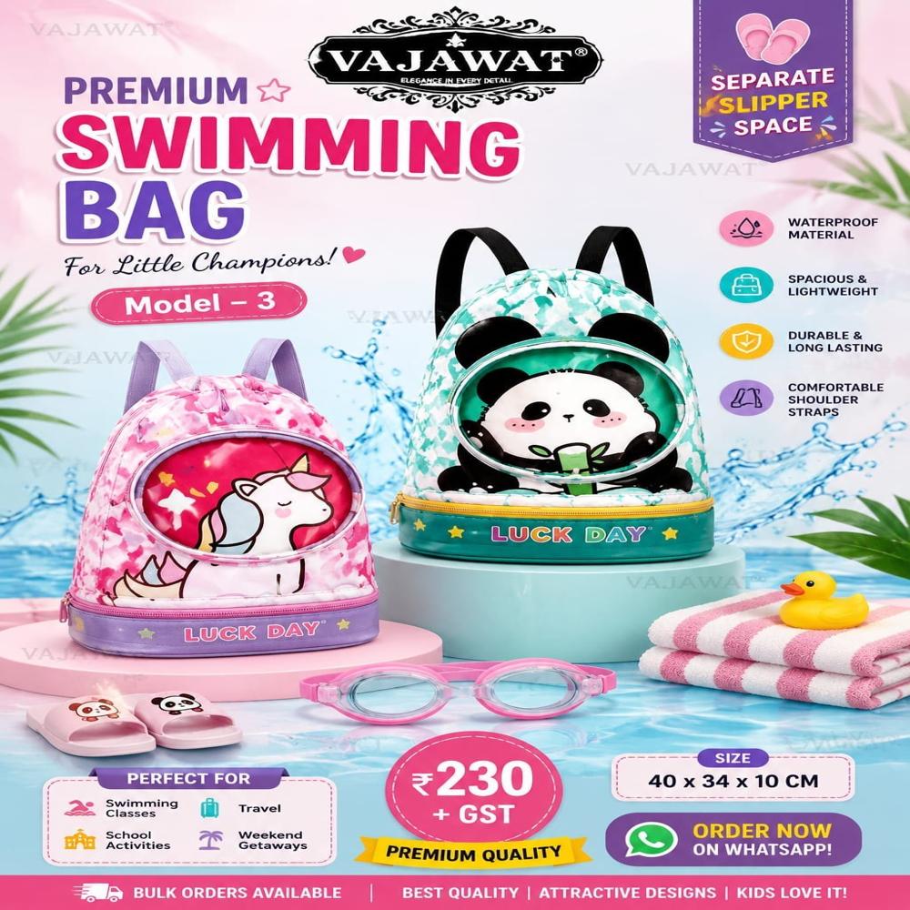Swimming Bag with Slipper Space Model - 3