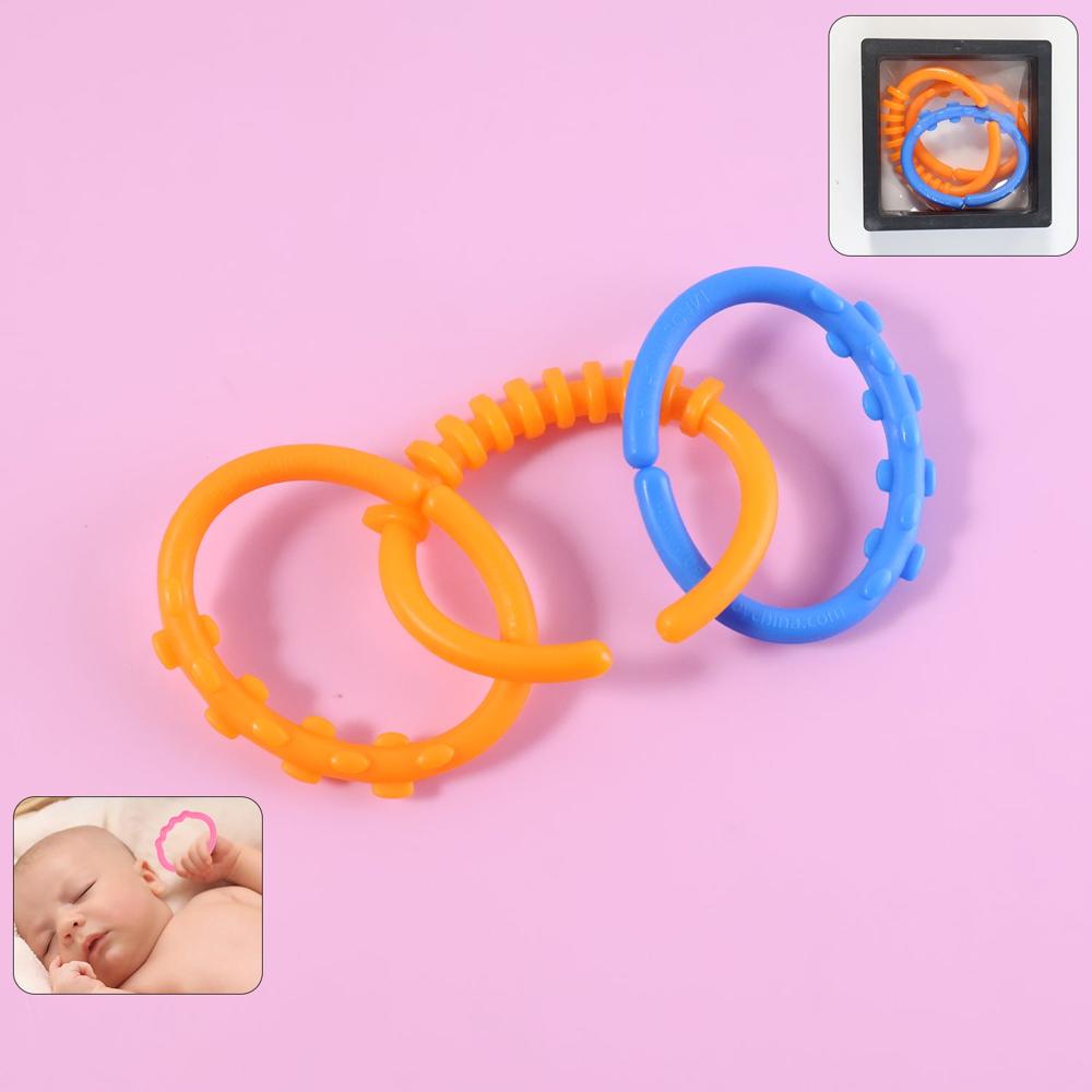 Baby Learning Links Educational Toy (3 Pc Set / With Box) - Color: Plastic
