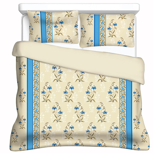 90x100inch Queen Size Pure Cotton Fabric Bed Sheet