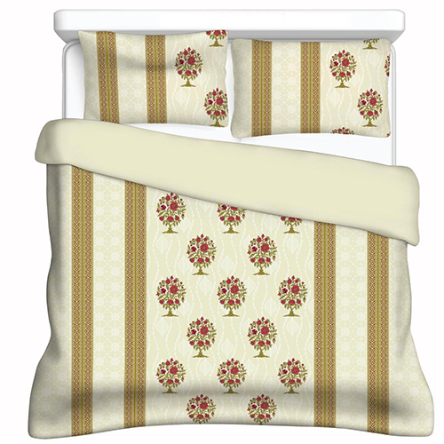 90x100inch Queen Size Pure Cotton Fabric Bed Sheet