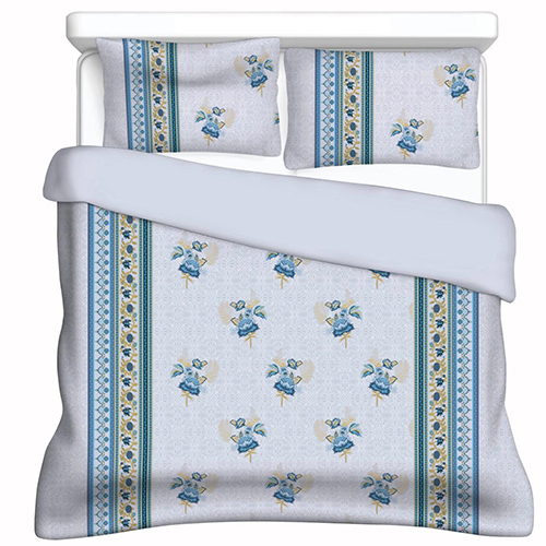 90x100inch Queen Size Pure Cotton Fabric Bed Sheet
