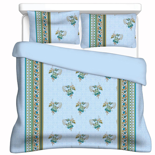 108 x 108inch King Size Pure Cotton Fabric Bed Sheet