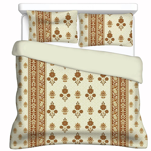 108 x 108inch King Size Pure Cotton Fabric Bed Sheet