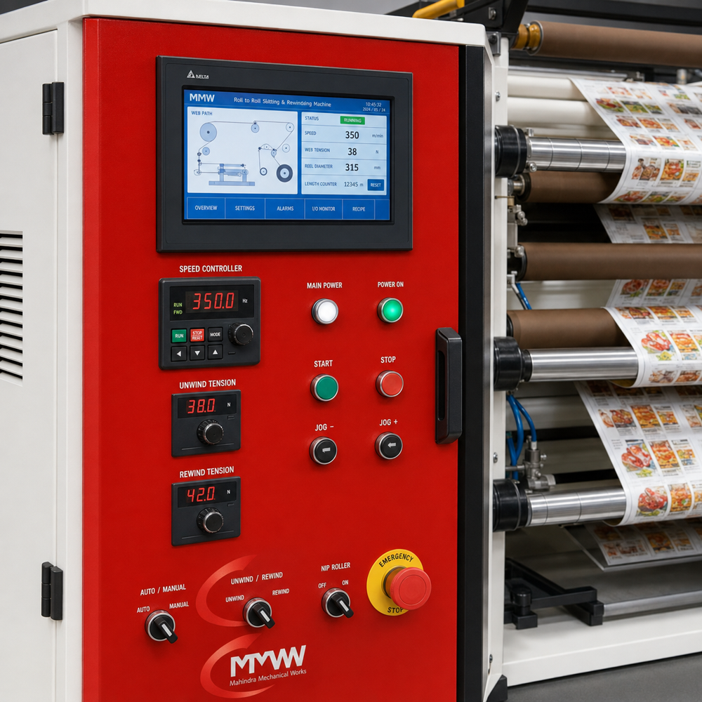 Roll To Roll Slitting Machines - Grade: Automatic