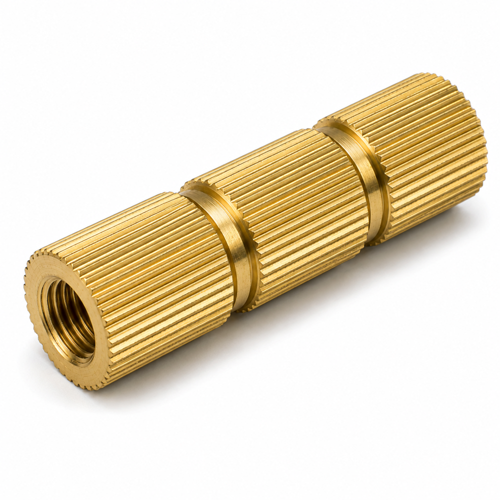 Brass Straight Knurled Insert