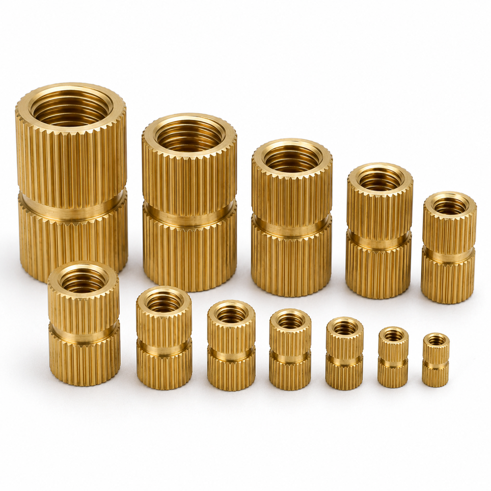Brass Straight Knurled Insert