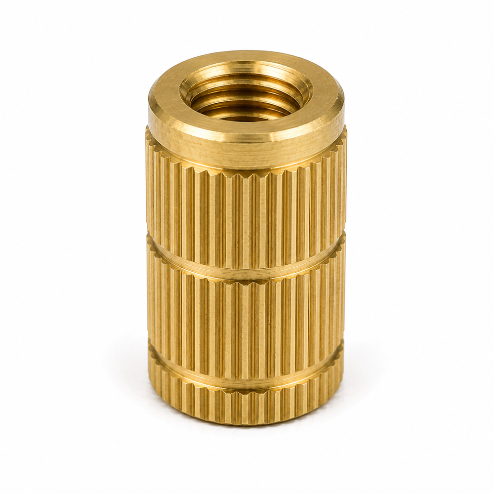 Brass Straight Knurled Insert
