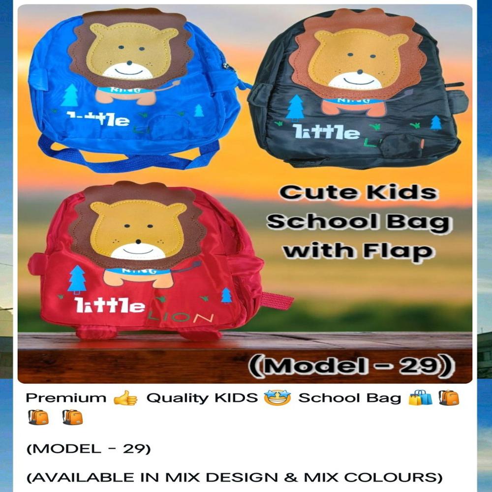 School Bag woth Flap Model - 29