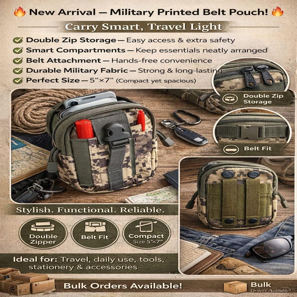 Military theme School bag