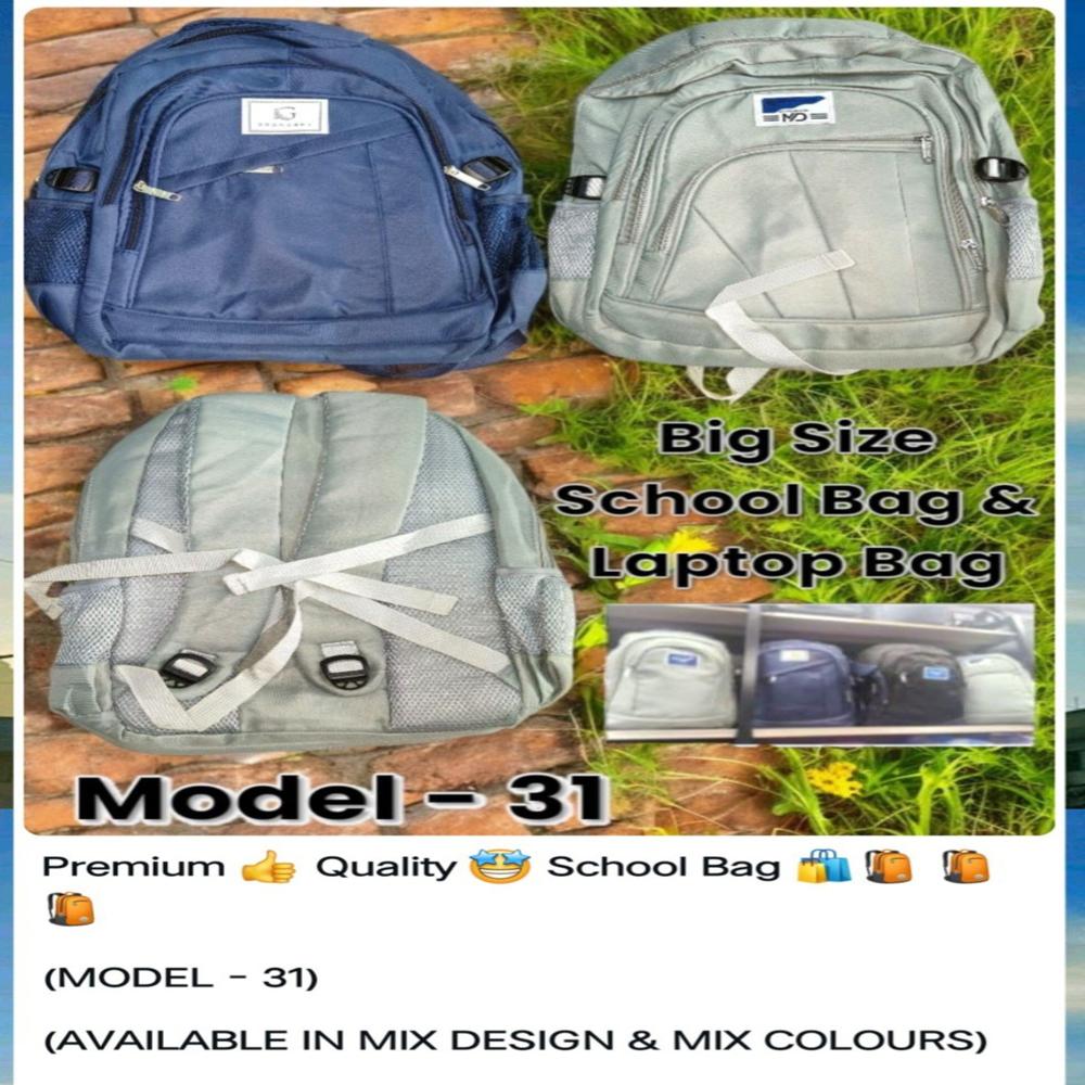 School & Laptop Bag Model - 31