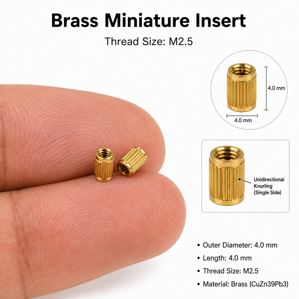 Brass Miniature Inserts