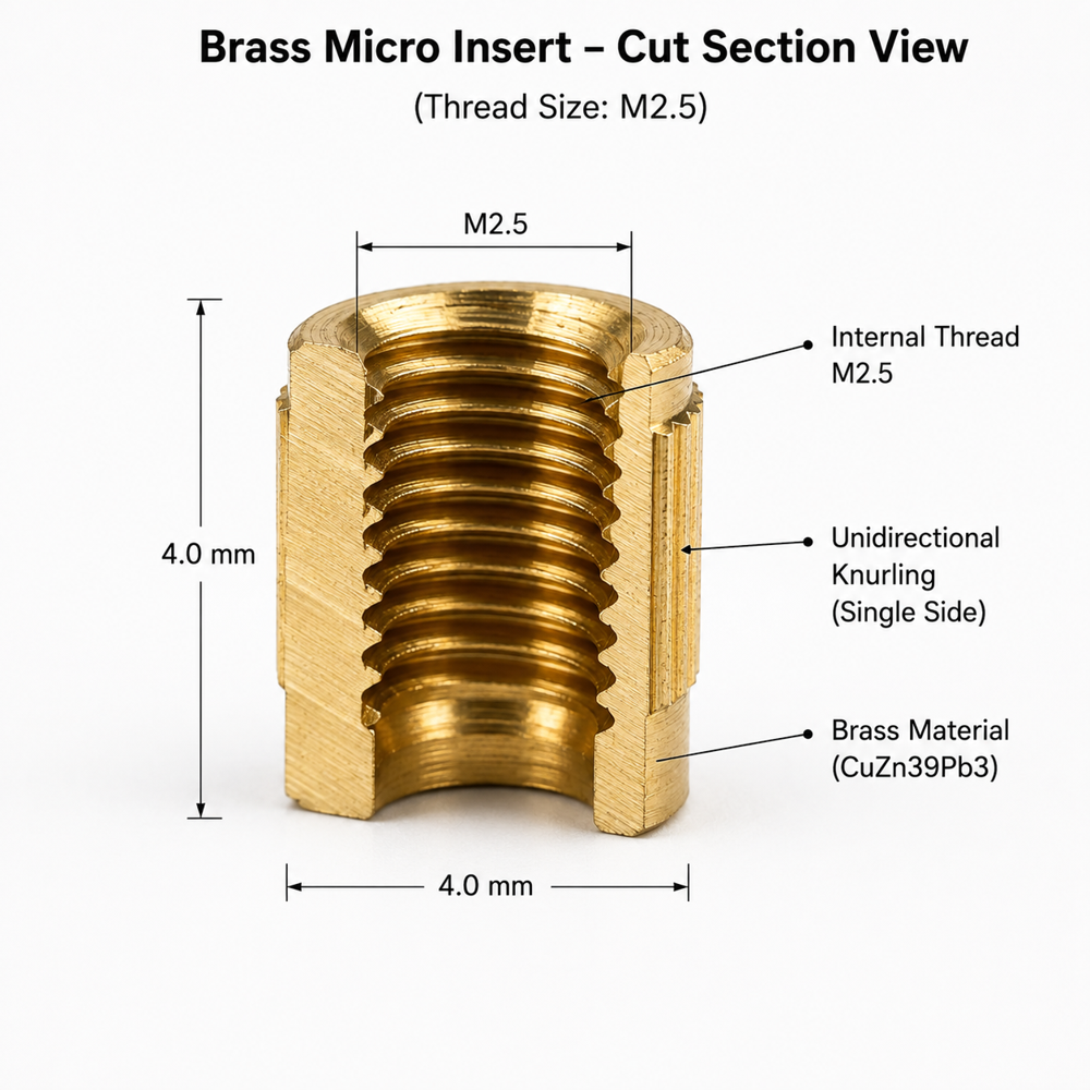 Brass Miniature Inserts