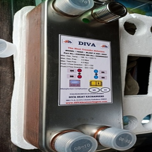 Heat Exchanger Brazed Plate - Air Volume: Custmize  Ft3/min (Cfm)