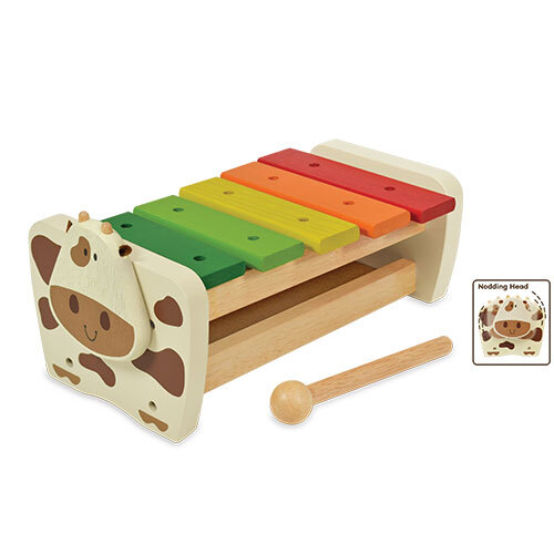 Cow Xylophone Bench