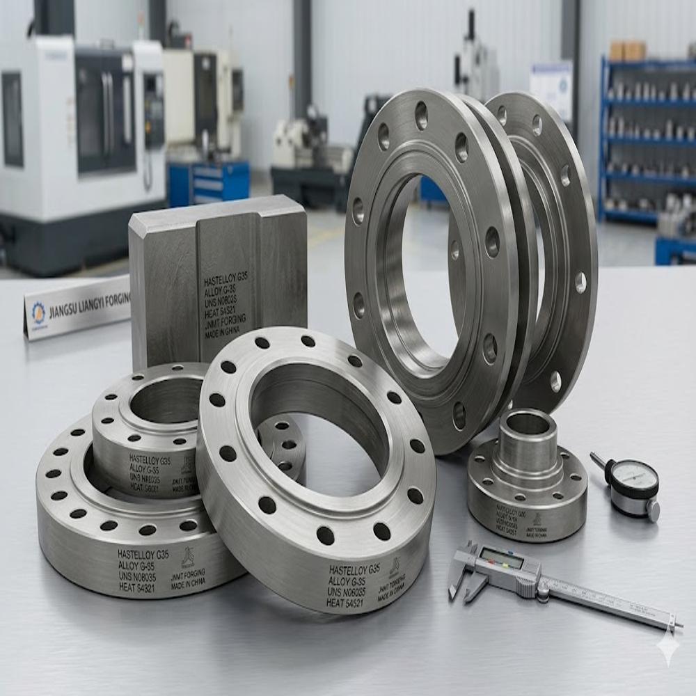 Hastelloy G-35 Uns N06035 High-Cr Ni-Cr-Mo Forgings For Wet-Process Phosphoric Acid Fertilizer Evaporators Tube Sheets Valves Rings - Application: Machine Parts