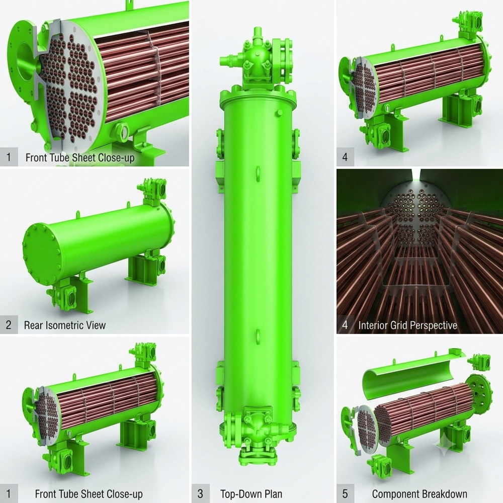 Shell And Condenser - Material: Copper