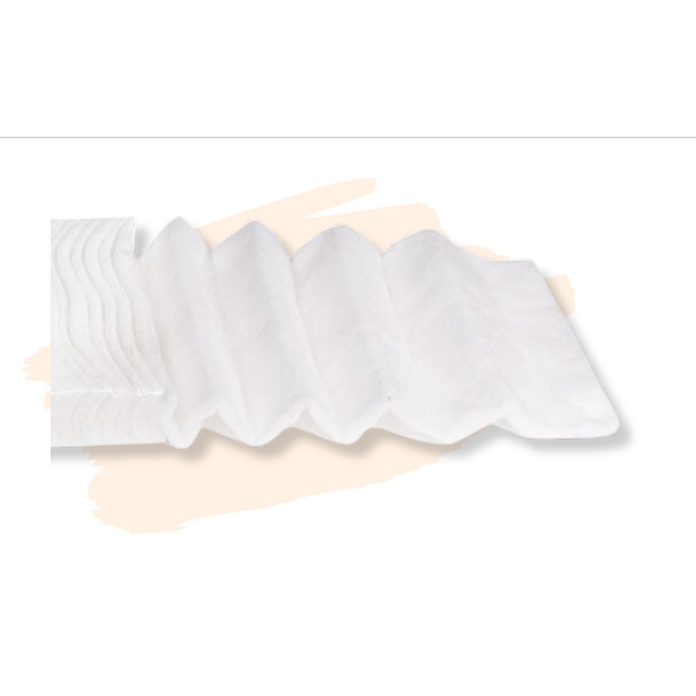 Zig-zag Cotton - Color: White