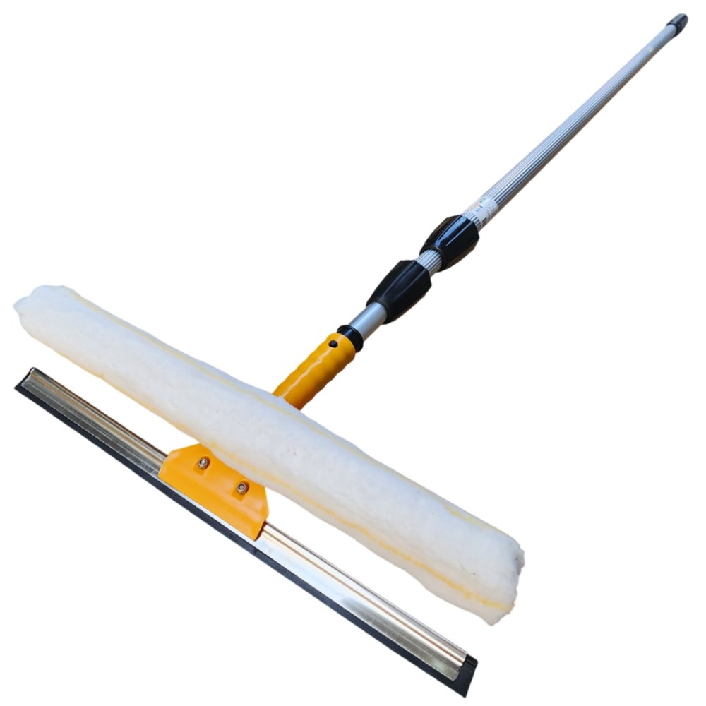 Solar fiber extendable wiper