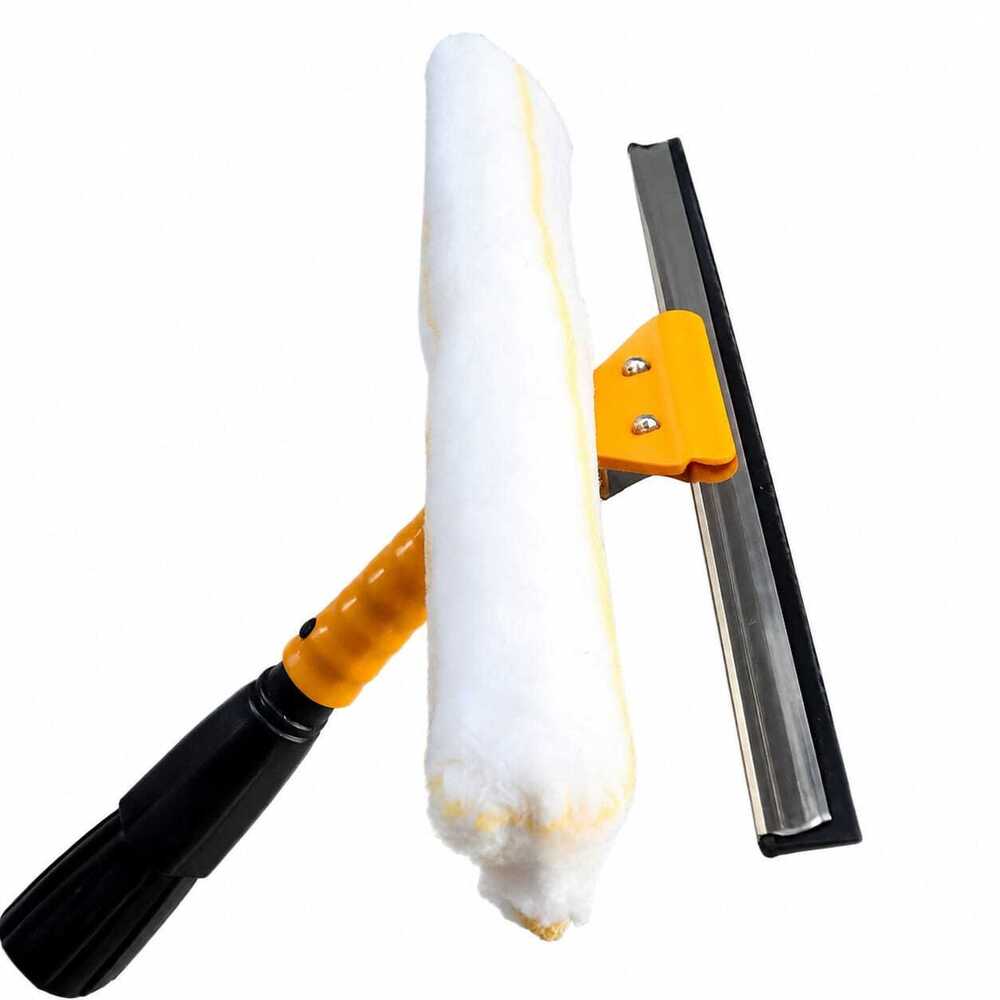 Solar fiber extendable wiper